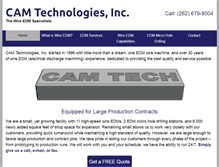 Tablet Screenshot of camtechnologiesinc.com